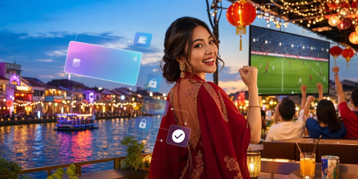 Malay-style Sports Betting atmosphere in Melaka with real-time odds display